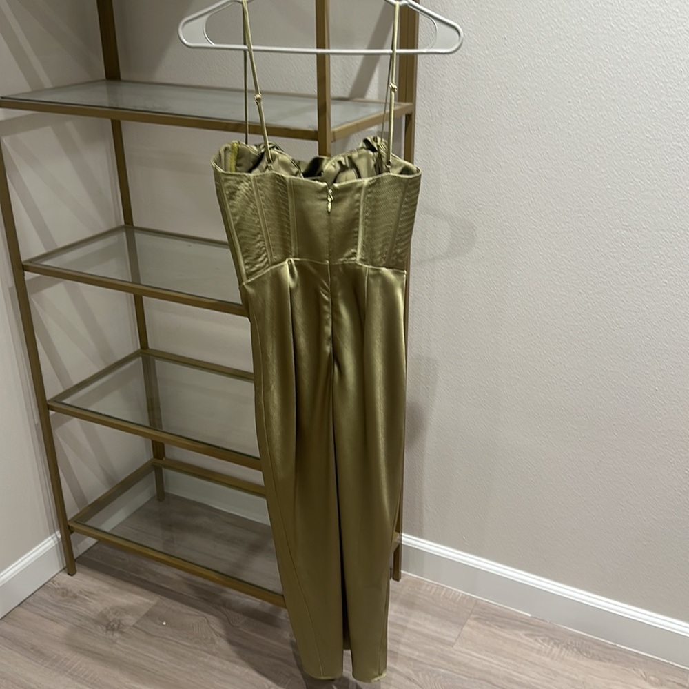House of CB Olive Green Midi Dress - Picture 9 of 15